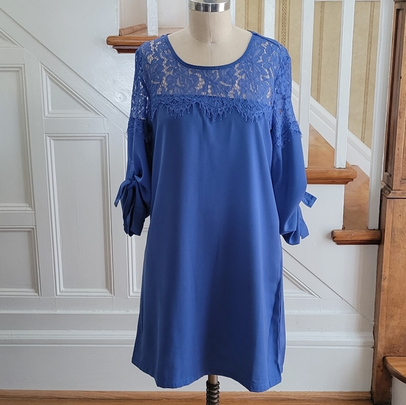 Yoins Blue Dress Size Small - Picture 3 of 8